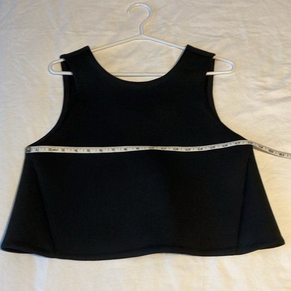 Club Monaco Black Crop Top - Picture 9 of 12